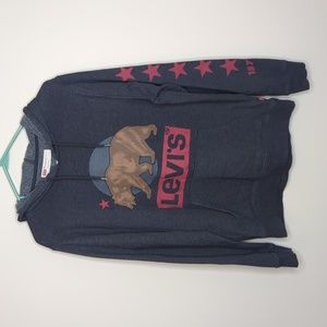 Levi's size medium grey hoodie